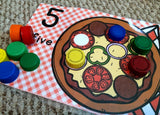 Pizza Number Mats