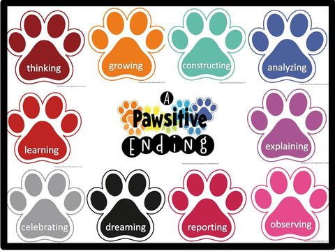 PAWSitive Ending Bulletin Board