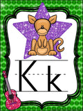 Alphabet Posters Rock Star Theme