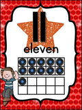 Number Posters Rock Star Theme