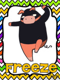 Whacky Animals Freeze Dance and Creative Movemen