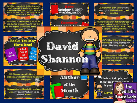 Author of the Month David Shannon