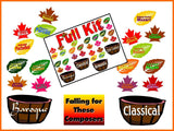 Falling for These Composers Bulletin Board for the Music Classroom