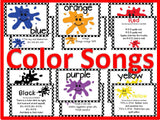 Colors Bulletin Board with Songs for Circle Time