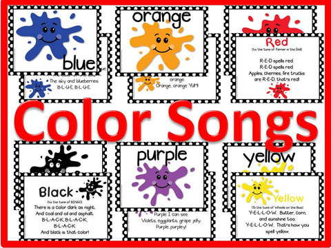 Colors Bulletin Board with Songs for Circle Time