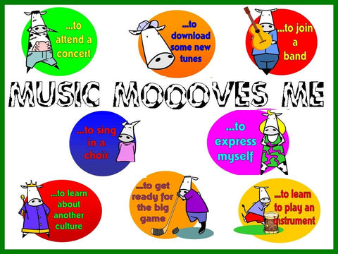Music MOOOves Me Bulletin Board Kit