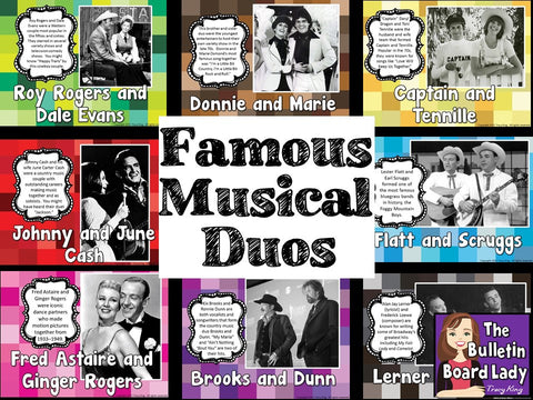 Musical Duos Bulletin Board