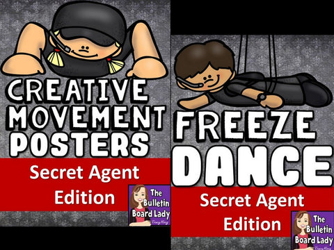 Secret Agent Freeze Dance and Creative Movement
