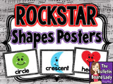 Shapes Posters Rock Star Theme