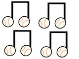 Catch These Hits Music Bulletin Board Kit-Composers and Baseball Theme