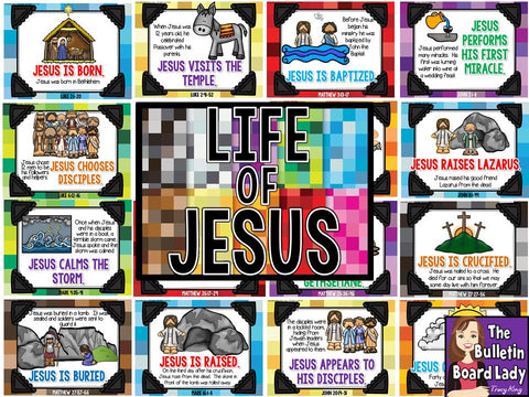 Life of Jesus Bulletin Board