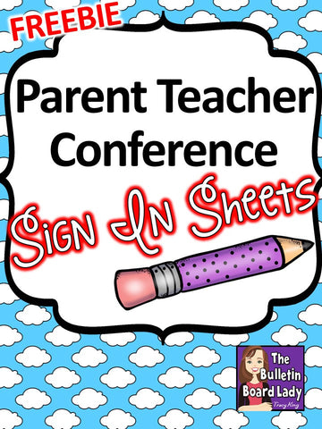 Parent Teacher Conferences Sign In Sheets