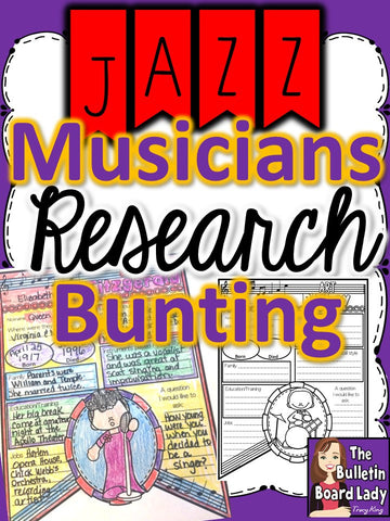 Jazz Musicians Research Bunting