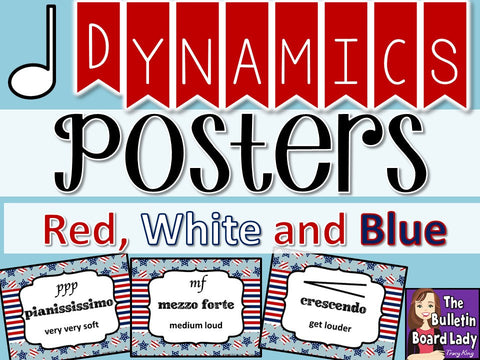 Dynamics Posters – Red White and Blue