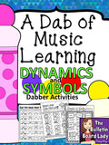 Dabber Activities for Music Class – Dynamics and Symbols
