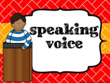 Four Voices Posters, Listening Strips, Worksheets and Assessments
