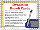 Dynamics Punch Cards