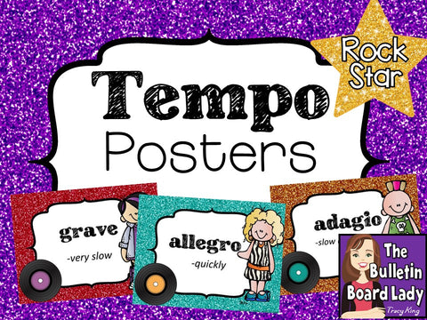 Tempo Posters - Rock Star Theme