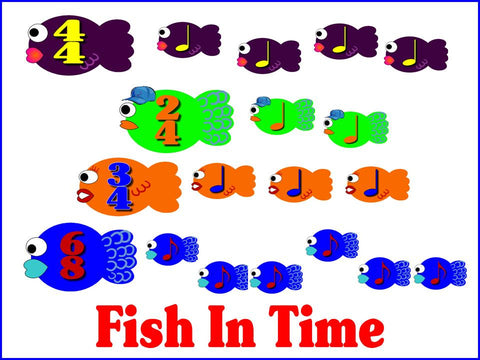 Fish In Time Music Bulletin Board Kit