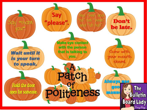 Patch of Politeness Bulletin Board