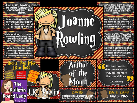 Author of the Month J.K. Rowling