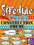 Schedule Card - Construction Theme