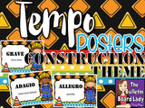 Tempo Posters Construction Theme
